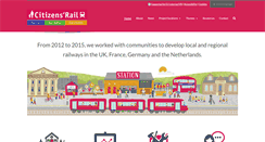 Desktop Screenshot of citizensrail.org